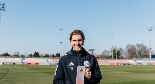 Mika Godts named Johan Cruyff Talent of the Month for the second time