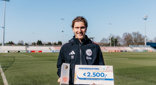 Mika Godts voor de tweede keer Johan Cruijff Talent van de Maand