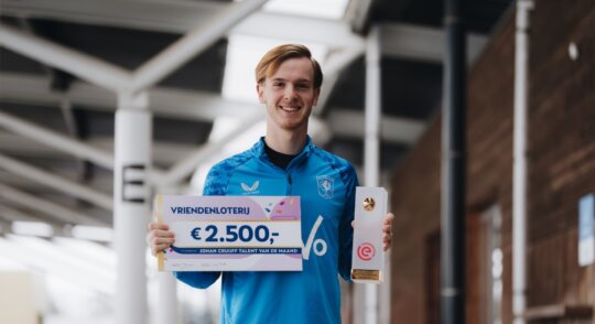 Mats Rots verkozen tot Johan Cruijff Talent van de Maand