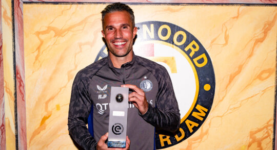 Robin van Persie named first-ever winner of the Rinus Michels Manager of the Month award