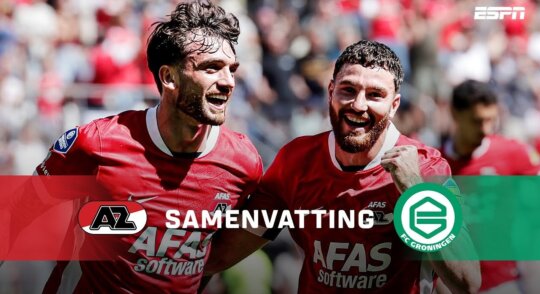 Samenvatting AZ - FC Groningen