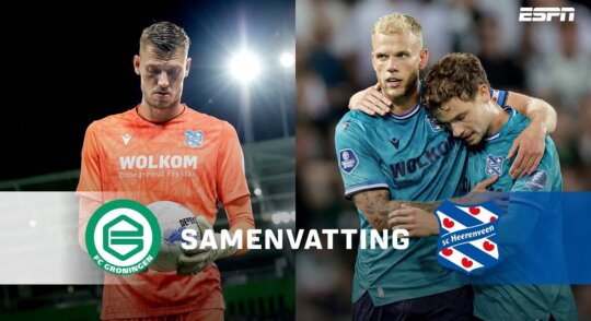 Samenvatting FC Groningen - sc Heerenveen