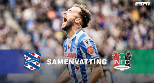 Samenvatting sc Heerenveen - N.E.C.