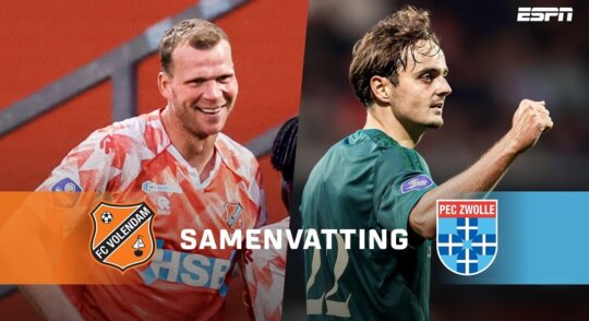 Samenvatting FC Volendam - PEC Zwolle