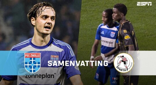 Samenvatting PEC Zwolle - Sparta