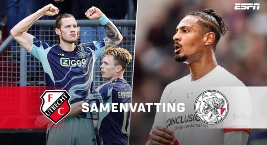 Samenvatting FC Utrecht - Ajax