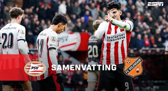 Samenvatting PSV - FC Volendam