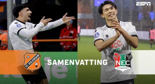 Samenvatting FC Volendam - N.E.C.