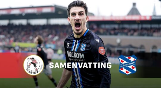 Samenvatting Sparta - sc Heerenveen