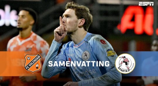 Samenvatting FC Volendam - Sparta Rotterdam