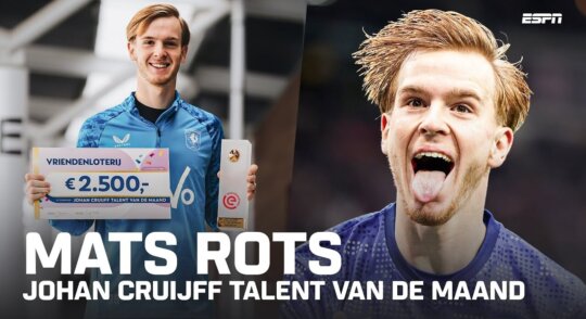Mats Rots = Johan Cruijff Talent van de Maand december