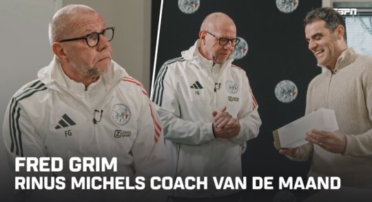 Fred Grim = Rinus Michels Coach van de Maand December