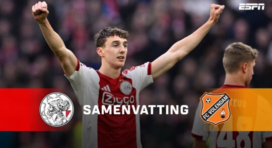 Samenvatting Ajax - FC Volendam