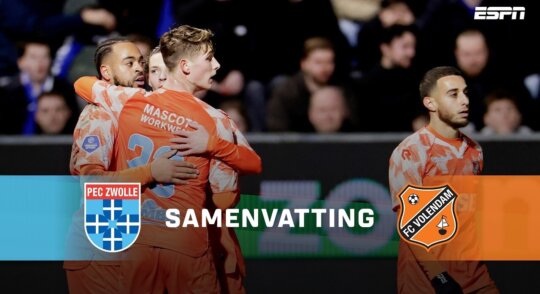 Samenvatting PEC Zwolle - FC Volendam