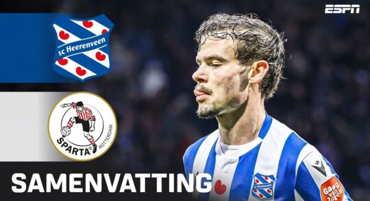 Samenvatting sc Heerenveen - Sparta
