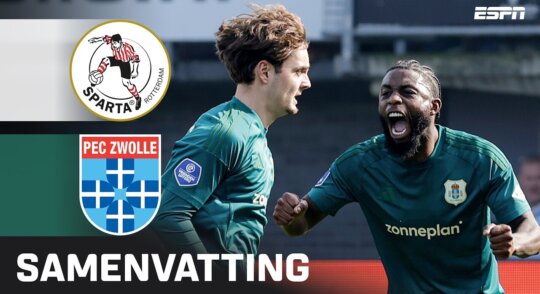 Samenvatting Sparta - PEC Zwolle