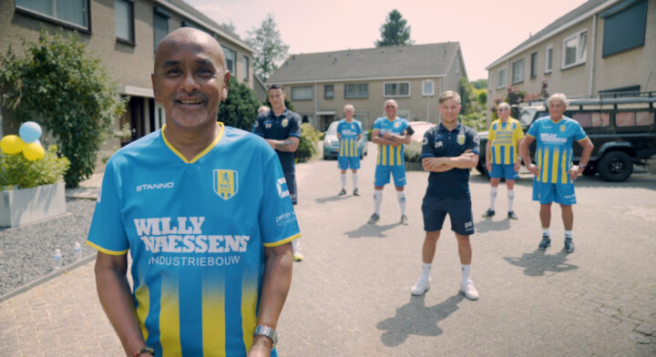 Spelers en OldStars RKC Waalwijk verrassen door corona getroffen Joshua